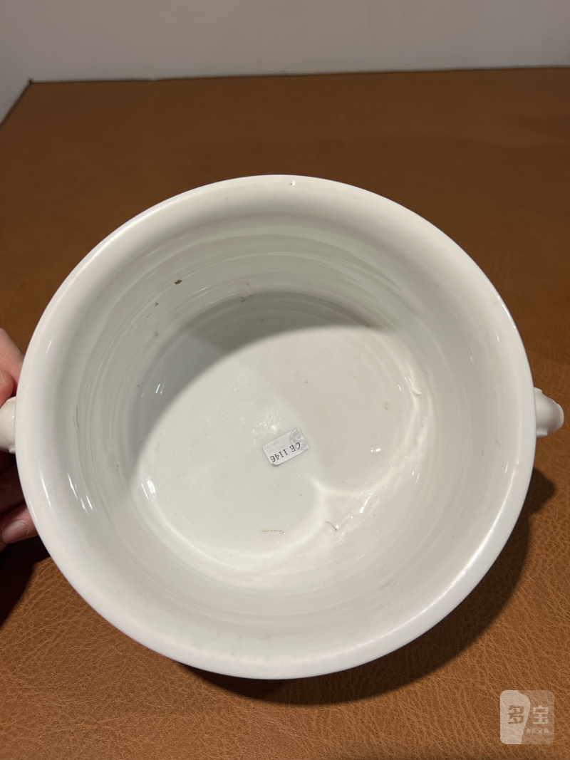 十七世纪 德化饕餮纹双龙耳炉 - 图6